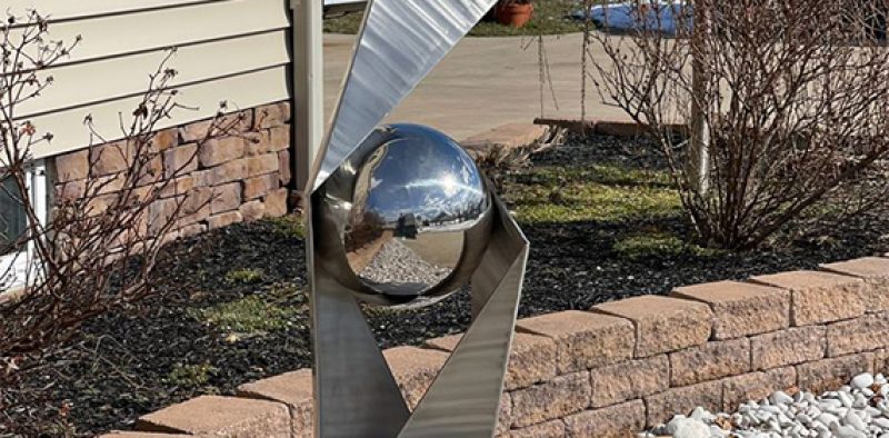 sculpture métallique